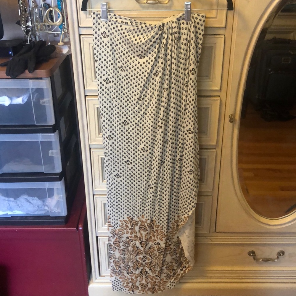 Free people sarong maxi skirt